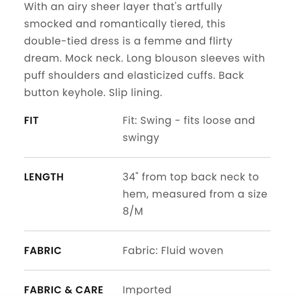 NWOT Loft Shimmer Dress - Picture 3 of 10